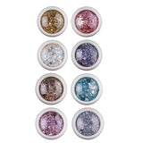 Maxbell 4-Box Mixed Color Makeup Nail Art Glitter Body Decoration Cosmetic Sequins A