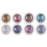 Maxbell 4-Box Mixed Color Makeup Nail Art Glitter Body Decoration Cosmetic Sequins A