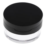 Maxbell 10G Empty DIY Makeup Loose Powder Case Cosmetic Blush Container Black S