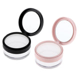 Maxbell 10G Empty DIY Makeup Loose Powder Case Cosmetic Blush Container Black S