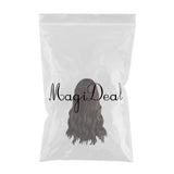 Maxbell Fashion Long Curly Hair Synthetic Wigs Women Cosplay LY193 Dark Brown