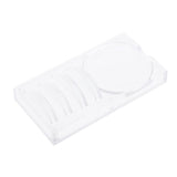 Maxbell Lashes Glue Pad Pallet Eyelash Extension Stand Holder Acrylic Tray Divider