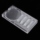 Maxbell Lashes Glue Pad Pallet Eyelash Extension Stand Holder Acrylic Tray Divider