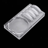 Maxbell Lashes Glue Pad Pallet Eyelash Extension Stand Holder Acrylic Tray Divider