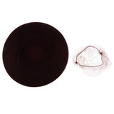 Maxbell Unisex Nylon Hair Net Dome Wig Cap Stretchy Snood for Making Wigs Cook Brown