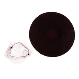 Maxbell Unisex Nylon Hair Net Dome Wig Cap Stretchy Snood for Making Wigs Cook Brown