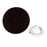 Maxbell Unisex Nylon Hair Net Dome Wig Cap Stretchy Snood for Making Wigs Cook Brown