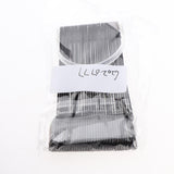 Maxbell 32pcs Fan Shape Nail Art Tips Display Ring Polish Board Practice Stick Black