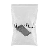 Maxbell 32pcs Fan Shape Nail Art Tips Display Ring Polish Board Practice Stick Black