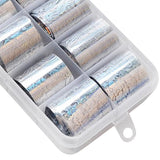 Max 10 Designs/box Nail Art Decoration Iridescent Star Stickers Mixed Style 02