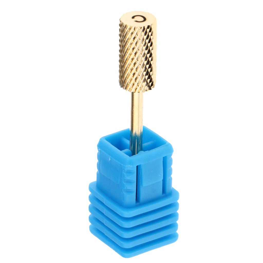 Maxbell 1x Small Barrel Heads Pro Nails Tips Drill Bit Grinding Polishing Head C