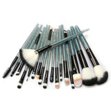 Maxbell 18 Pieces Cosmetic Brushes Set for Foundation Powder Concealer Blue-Black