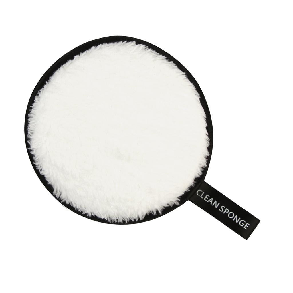 Maxbell Resuable Washable Makeup Rmover Puff Sponge for Facial Cleansing White