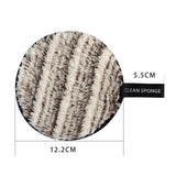 Maxbell Resuable Washable Makeup Rmover Puff Sponge for Facial Cleansing White-Brown