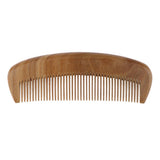 Maxbell Wooden Half Moon Shaped Hair Care Anti-static Sandalwood Comb for Women Men