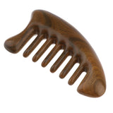 Maxbell Anti-Static Wide Tooth Natural Sandalwood Scalp Massage Detangling Hair Comb