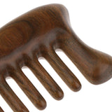 Maxbell Anti-Static Wide Tooth Natural Sandalwood Scalp Massage Detangling Hair Comb