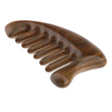 Maxbell Anti-Static Wide Tooth Natural Sandalwood Scalp Massage Detangling Hair Comb