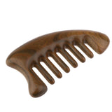 Maxbell Anti-Static Wide Tooth Natural Sandalwood Scalp Massage Detangling Hair Comb