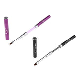 Maxbell Dual Sides Nail Brush UV Gel Polish Drawing Liner Painting Pen Purple Shank