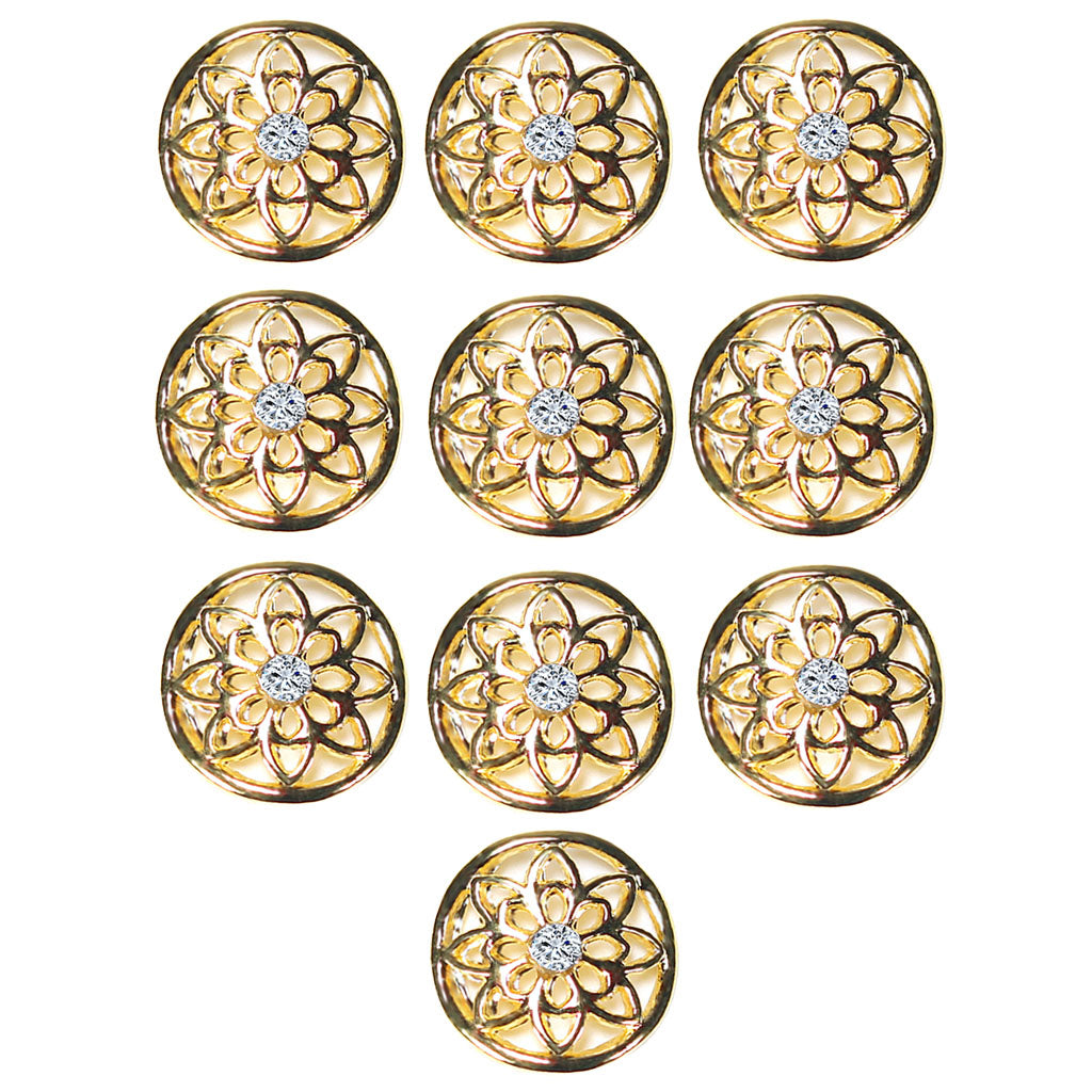 10Pcs Nail Art Tips Rhinestone Glitter Jewelry Decoration Rhinestones 03
