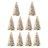 10Pcs Nail Art Tips Rhinestone Glitter Jewelry Decoration Rhinestones 11