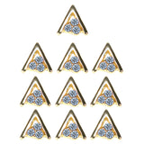 10Pcs Nail Art Tips Rhinestone Glitter Jewelry Decoration Rhinestones 12