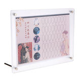 Maxbell Pro 40 Colors Nail Polish Display Chart Book Color Card Acrylic Stand Board