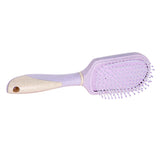 Max Portable Scalp Massage Hairbrush Plastic Detagling Hair Brush Comb Purple