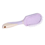 Max Portable Scalp Massage Hairbrush Plastic Detagling Hair Brush Comb Purple