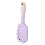 Max Portable Scalp Massage Hairbrush Plastic Detagling Hair Brush Comb Purple
