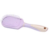 Max Portable Scalp Massage Hairbrush Plastic Detagling Hair Brush Comb Purple