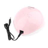 Maxbell 48W Auto Sensor UV Light Nail Dryer 3 Timer Setting Gel Nails Curing Lamp Pink