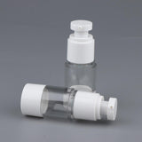 Maxbell 2X Empty Refillable Essence Vacuum Bottles Cosmetic Sample Containers 15ml