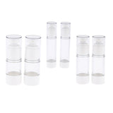 Maxbell 2X Empty Refillable Essence Vacuum Bottles Cosmetic Sample Containers 15ml