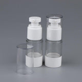 Maxbell 2X Empty Refillable Essence Vacuum Bottles Cosmetic Sample Containers 15ml