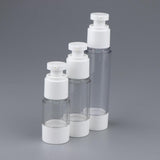 Maxbell 2X Empty Refillable Essence Vacuum Bottles Cosmetic Sample Containers 15ml
