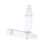 Maxbell 2X Empty Refillable Essence Vacuum Bottles Cosmetic Sample Containers 50ml