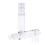 Maxbell 2X Empty Refillable Essence Vacuum Bottles Cosmetic Sample Containers 50ml