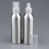 Maxbell 2Pieces Reusable Aluminum Empty Pump BottleS for Bathroom Travel hotel Clear