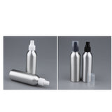 Maxbell 2Pieces Reusable Aluminum Empty Pump BottleS for Bathroom Travel hotel White