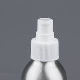 Maxbell 2Pieces Reusable Aluminum Empty Pump BottleS for Bathroom Travel hotel White