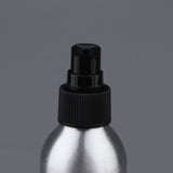 Maxbell 2Pieces Reusable Aluminum Empty Pump BottleS for Bathroom Travel hotel Black