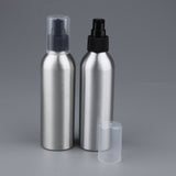 Maxbell 2Pieces Reusable Aluminum Empty Pump BottleS for Bathroom Travel hotel Black