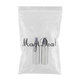 Maxbell 2Pieces Reusable Aluminum Empty Pump BottleS for Bathroom Travel hotel Black