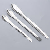 3x Stainless Steel Lipstick Making Spoons DIY Lip Balm Scoop Dispensing Tool