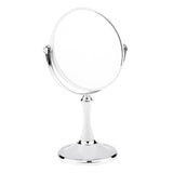 Max Dual Side Freestanding Makeup Shaving Cosmetic 1X/3X Magnifying Mirror Round