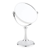 Max Dual Side Freestanding Makeup Shaving Cosmetic 1X/3X Magnifying Mirror Round
