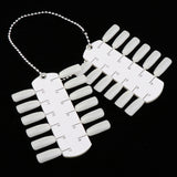 Maxbell 100pcs Nail Art Polish Display Tips Fan Practice Board Training Sticks Fan