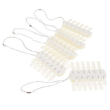 Maxbell 100pcs Nail Art Polish Display Tips Fan Practice Board Training Sticks Fan